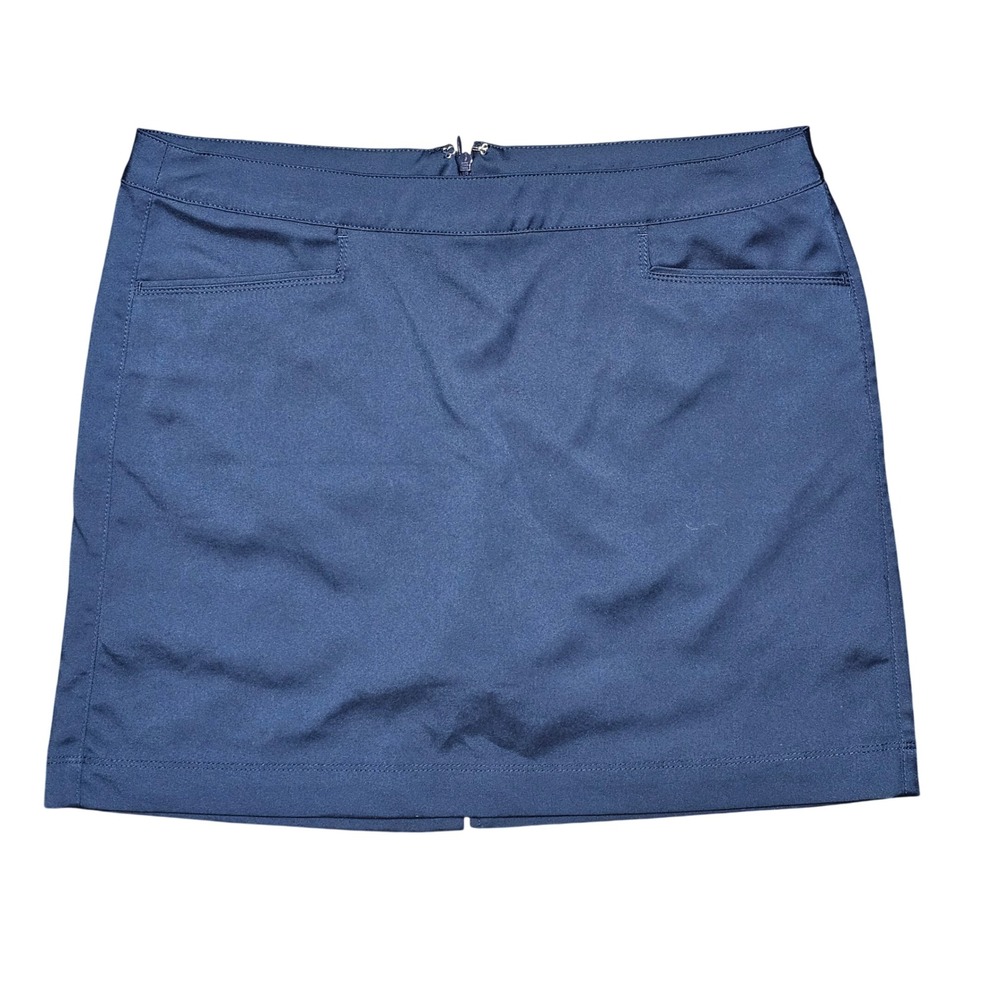 PGA Tour Motionflux 360 Women's 12 Navy Blue Golf‎ Skort Athletic Performance